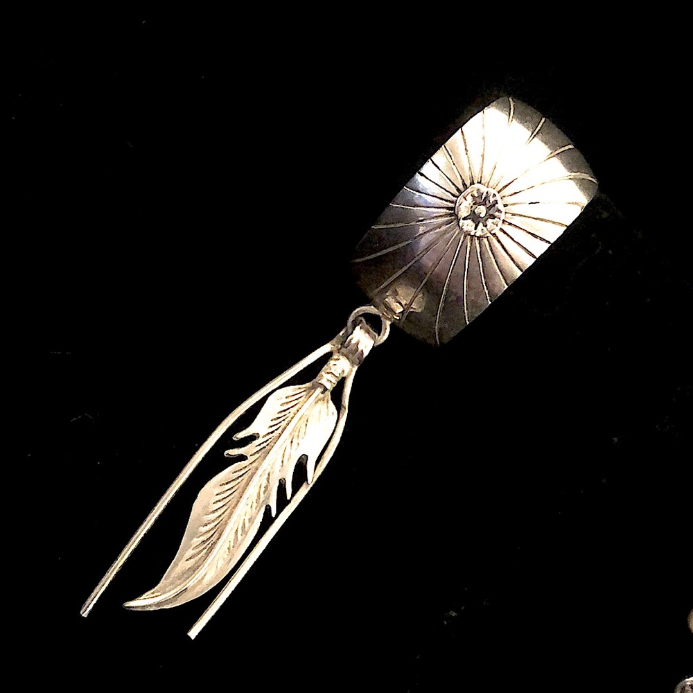 SOLD—-Sterling Silver Earrings - Picture 4 of 5